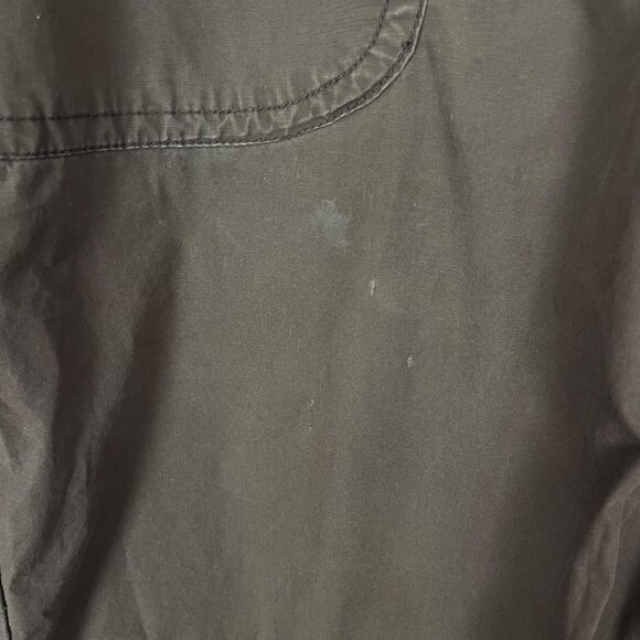 VTG Y2K Gap Women's 8 Brown Cotton Cargo Capri Pants Gathered Ankle - Picture 5 of 11